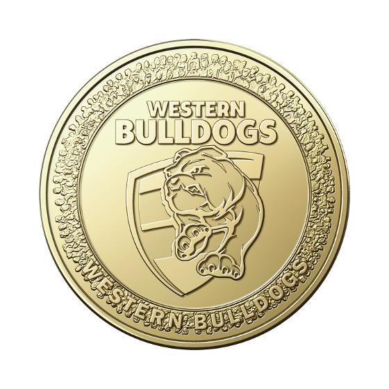 2023 $1 AFL Western Bulldogs UNC
