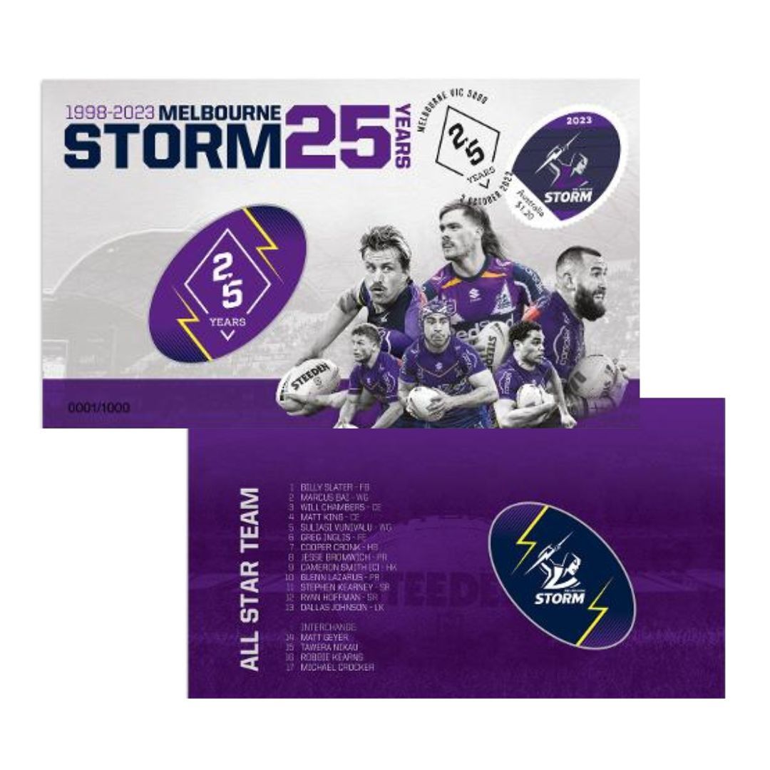 2023 Melbourne Storm 25 Years PMC Limited Edition - only 1000 made
