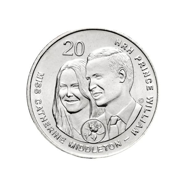 2011 20c Australia Royal Wedding Uncirculated Coin