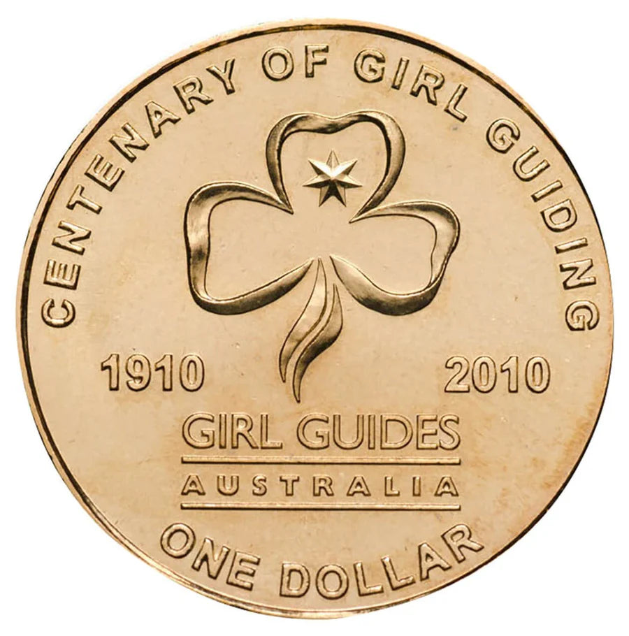 2010 Centenary of the Girl Guides circulated $1 coin