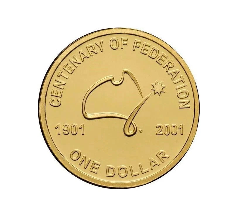 2001 CENTENARY OF FEDERATION $1 UNCIRCULATED - EX MINT SET