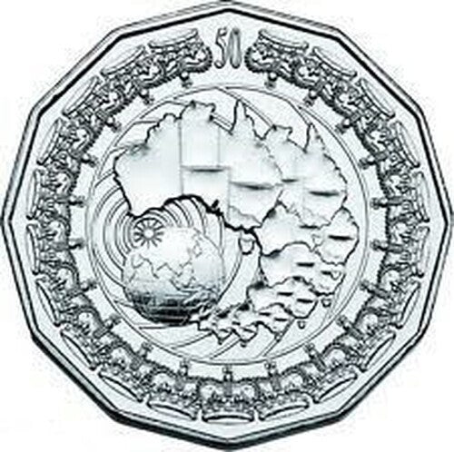 2006 Royal Visit 50c Uncirculated carded coin