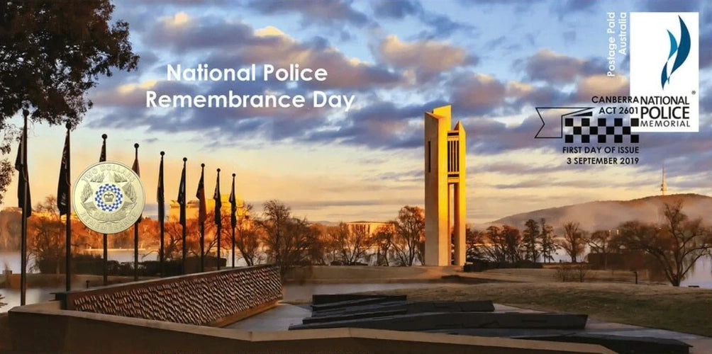 2019 $2 National Police Remembrance Day PNC 30th Anniversary Coloured Coin