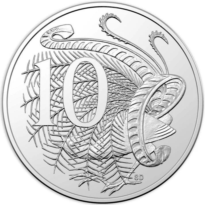 1968 LYREBIRD 10c UNCIRCULATED