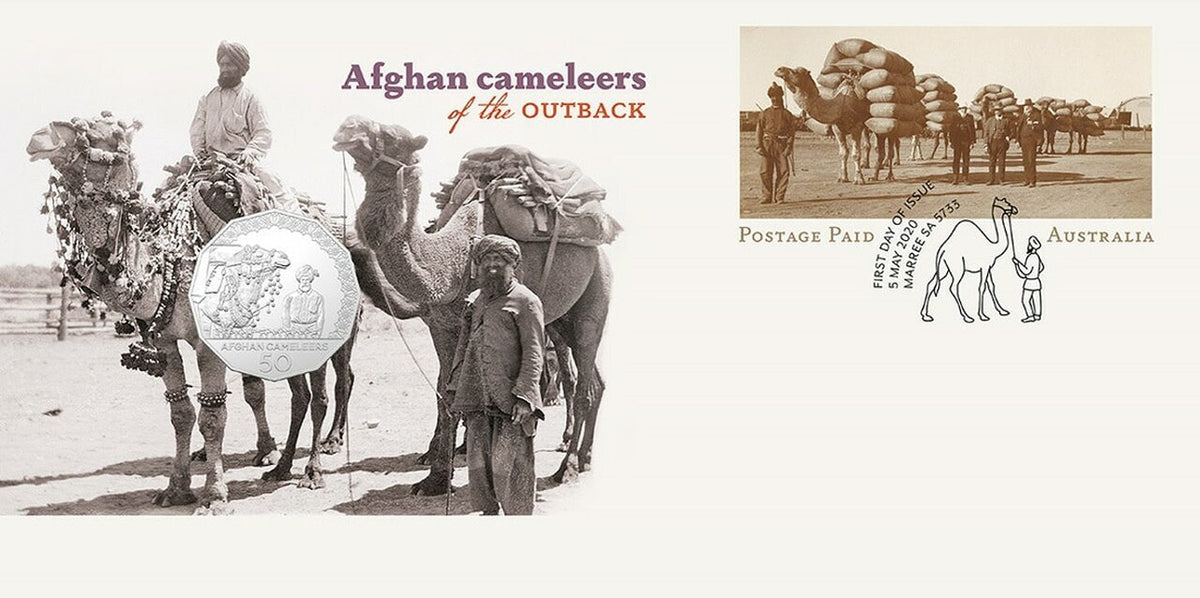 2020 50c Afghan Cameleers of the Outback PNC