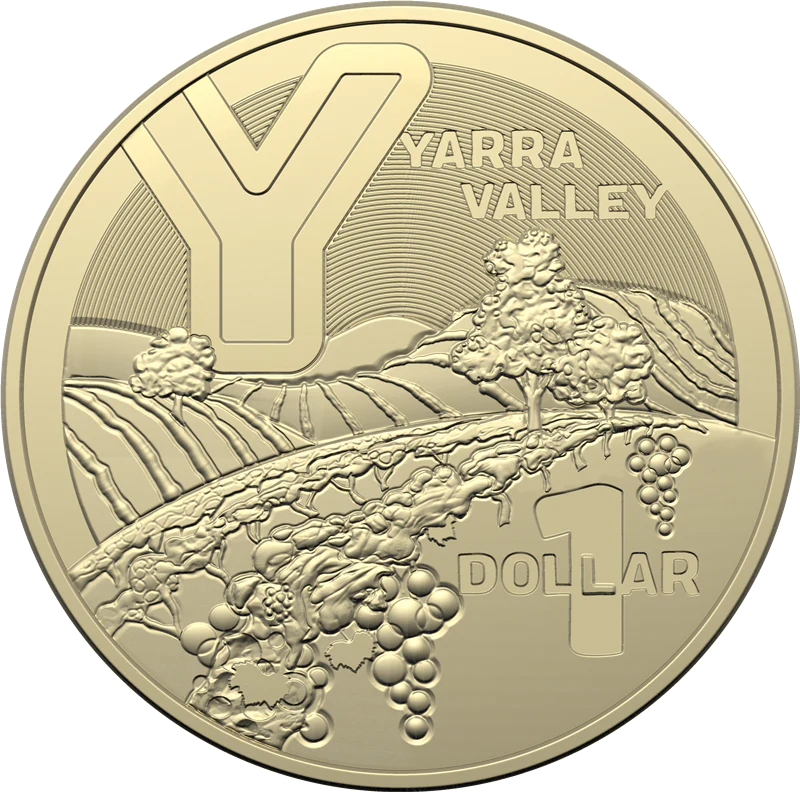 2022 GREAT AUSSIE COIN HUNT 3 - "Y" YARRA VALLEY - $1 CIRCULATED COIN