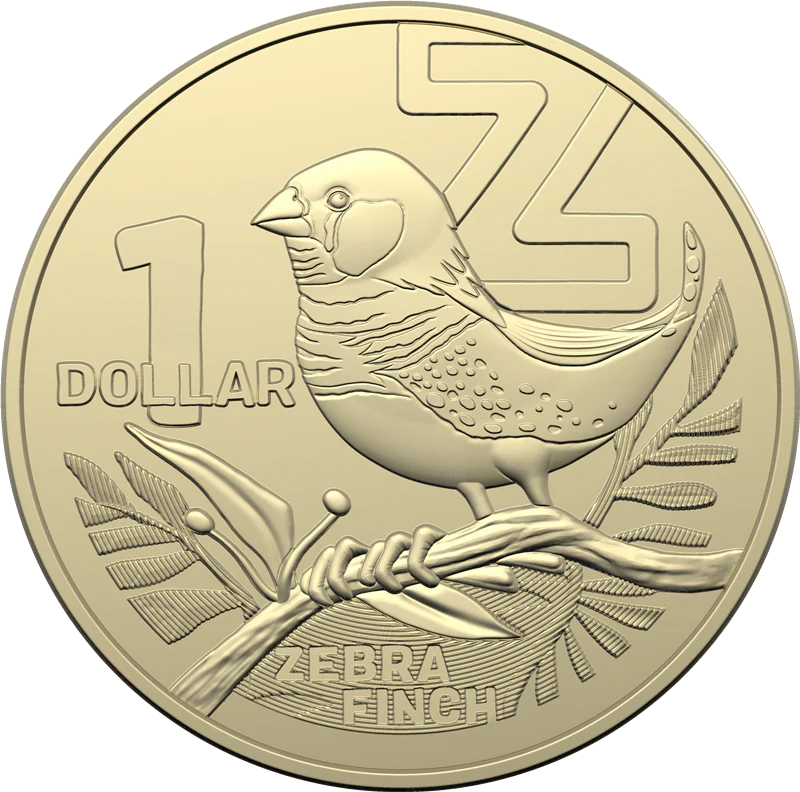 2022 GREAT AUSSIE COIN HUNT 3 - "Z" ZEBRA FINCH- $1 CIRCULATED COIN