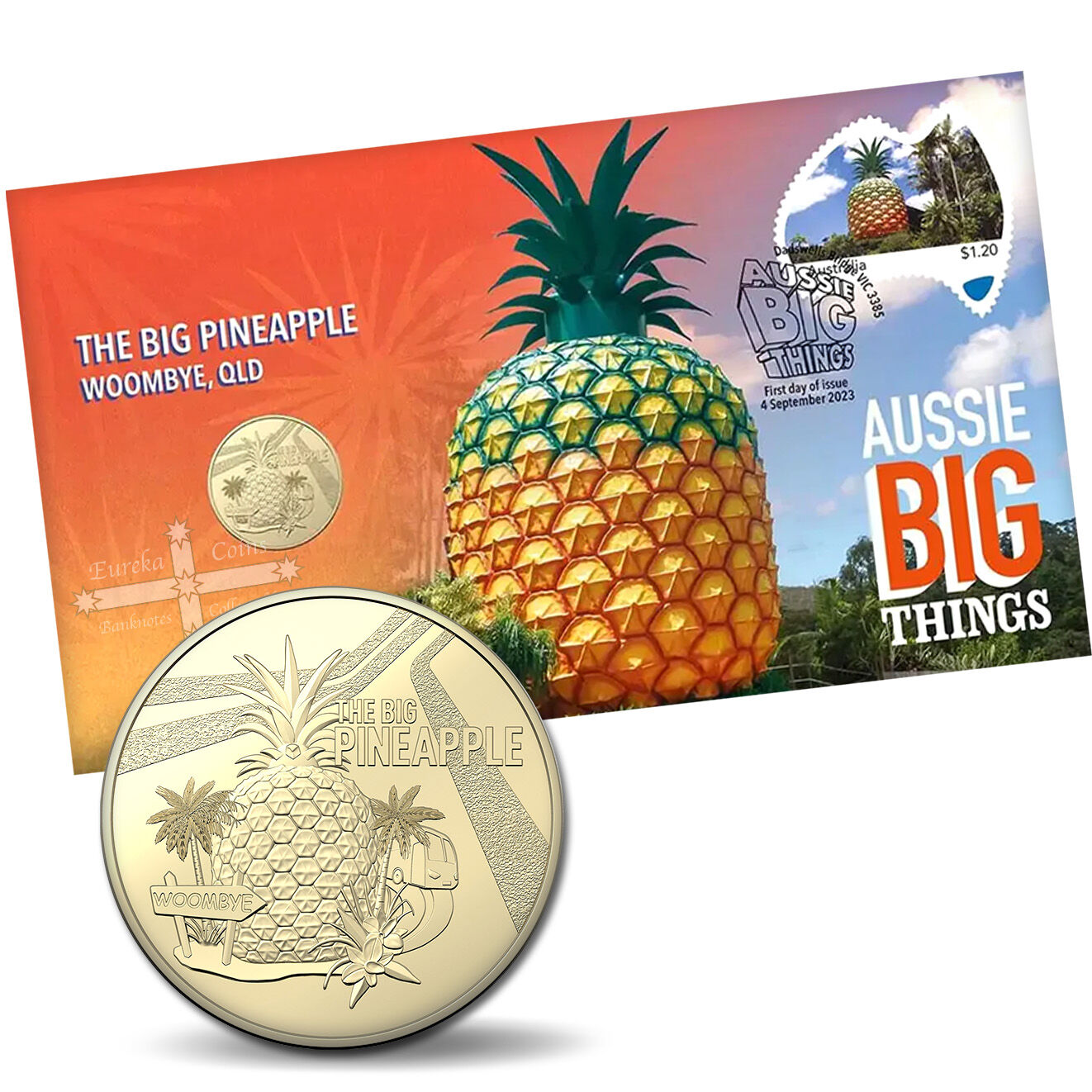 2023 $1 The Big Pineapple - Aussie Big Things PNC