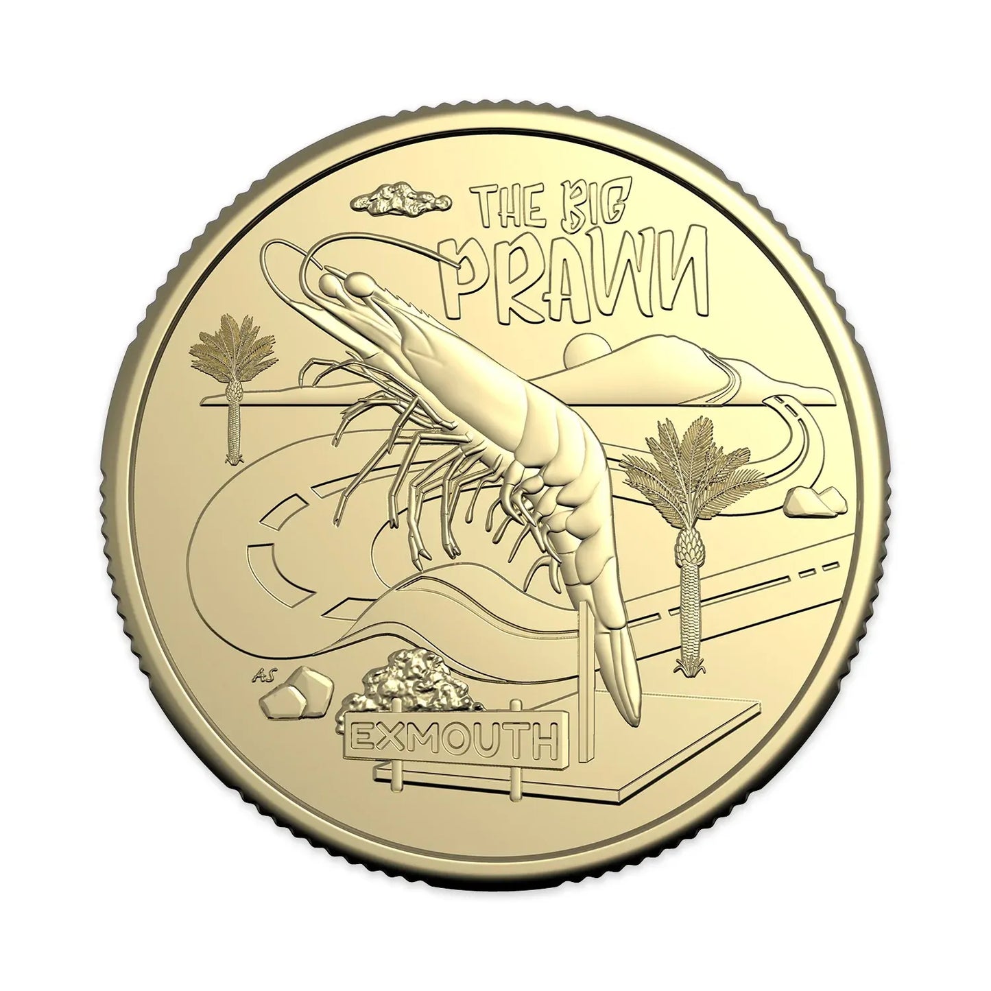 2025 Aussie Big Things 2 $1 Coin The Big Prawn - UNCIRCULATED