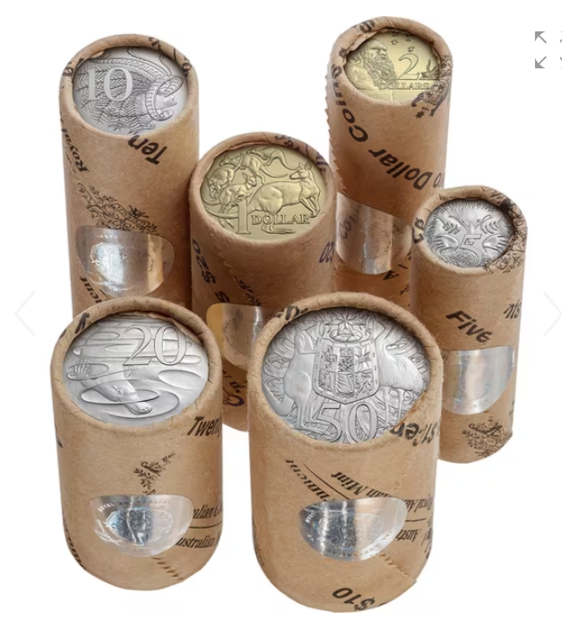2025 HM King Charles III Coin Rolls - Royal Australian Mint - PREMIUM ROLLS