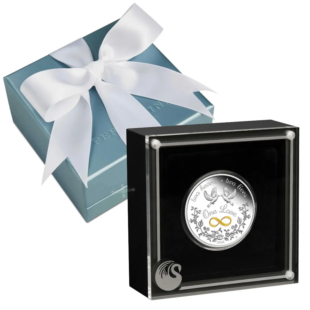 2025 1oz One Love Silver Proof Coloured Coin