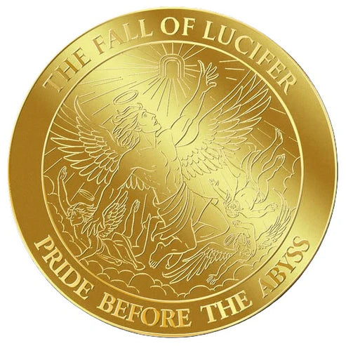 2026 Liberia The Fall of Lucifer 1/1000 oz .9999 Gold Coin in Card - PRE SALE