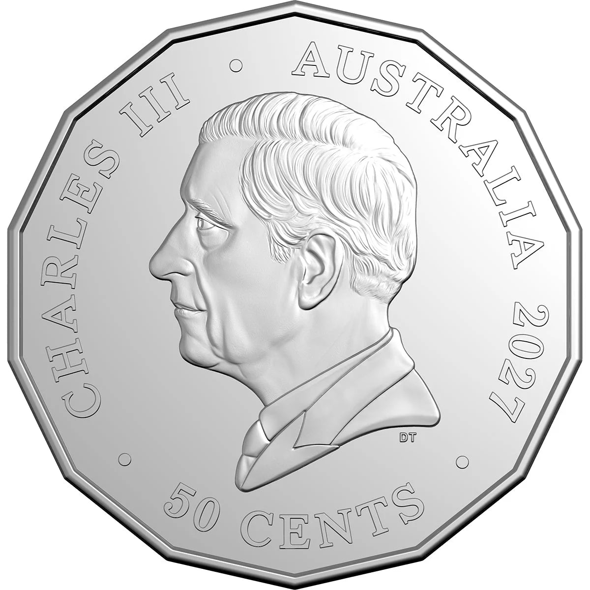 NEW RELEASE - 2027 50c Year Of The Goat Tetradecagon Uncirculated Coin