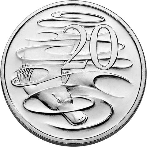 2018 20c UNCIRCULATED PLATYPUS