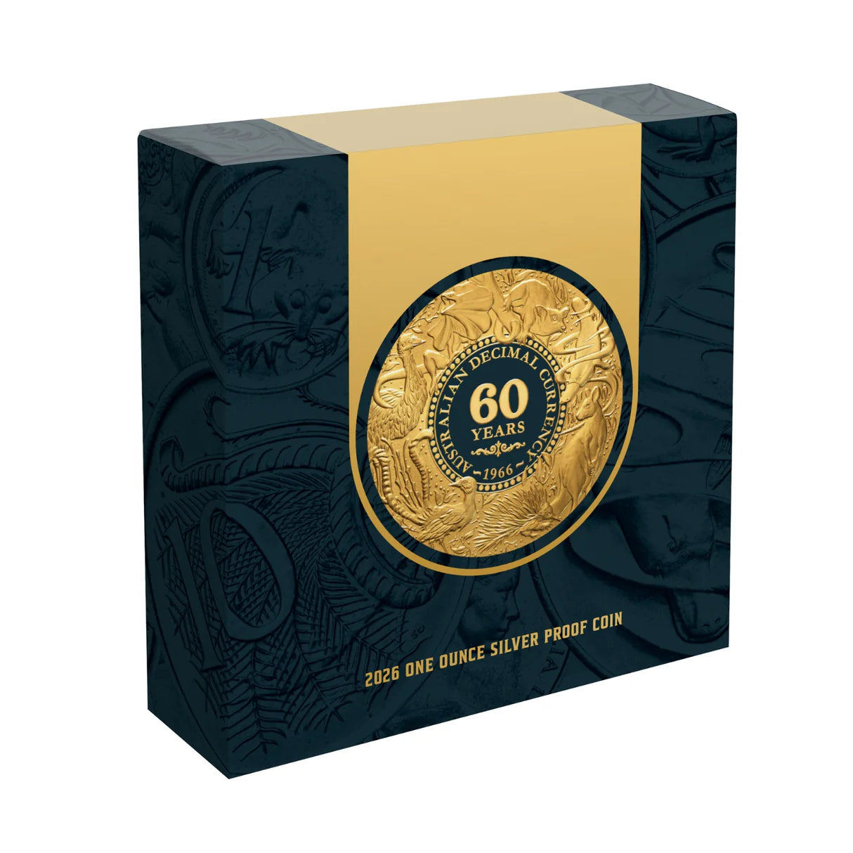 2026 60th Anniversary of Decimal Currency $1 Gold-plated 1oz Silver Proof Coin