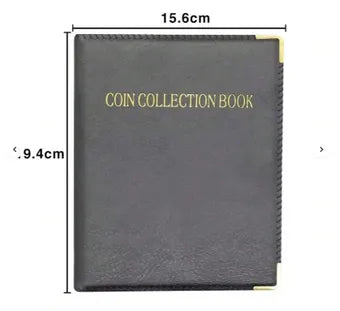 480 PIECE COIN COLLECTORS FOLDER - RING BINDER STYLE