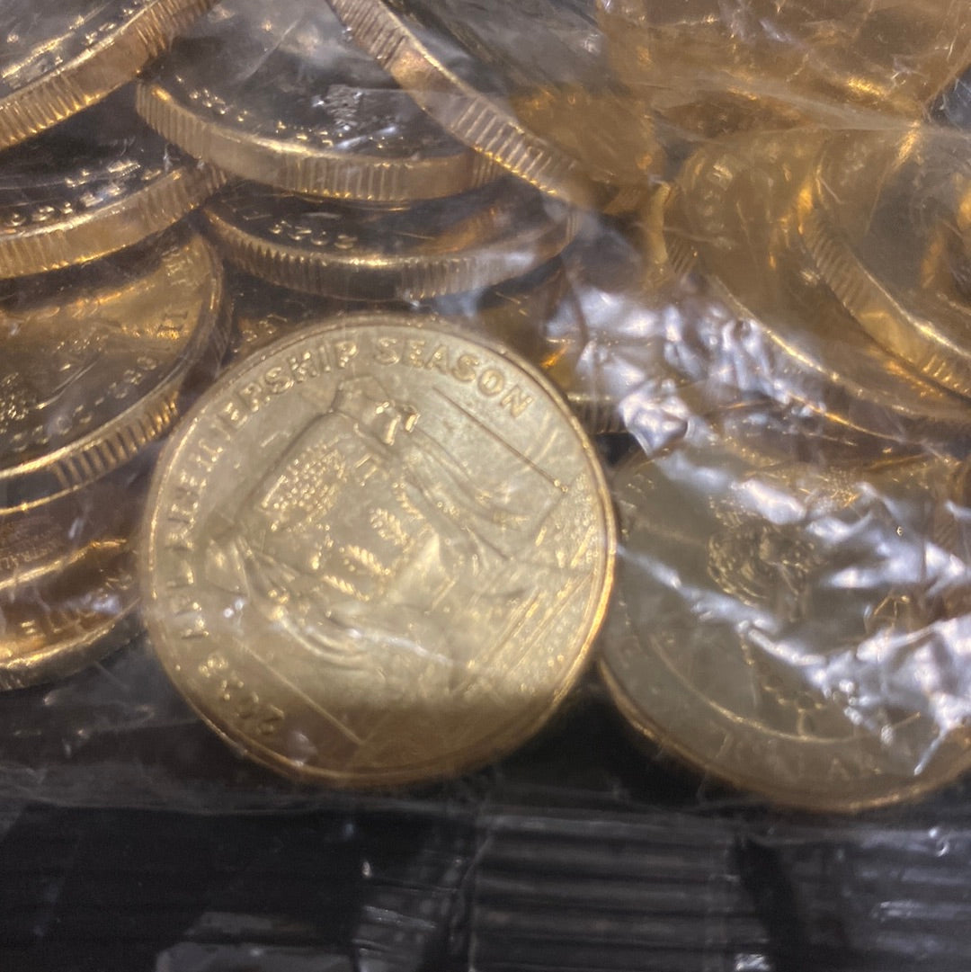 2023 AFL PREMIERSHIP CUP $1 SECURITY BAG 20 UNC COINS