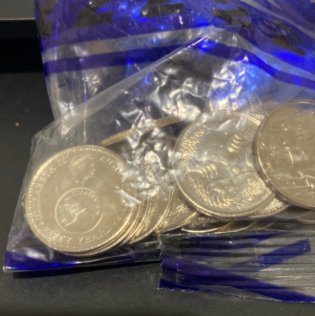 2016 5c 50th ANNIVERSARY OF THE CHANGEOVER TO DECIMAL CURRENCY SECURITY BAG