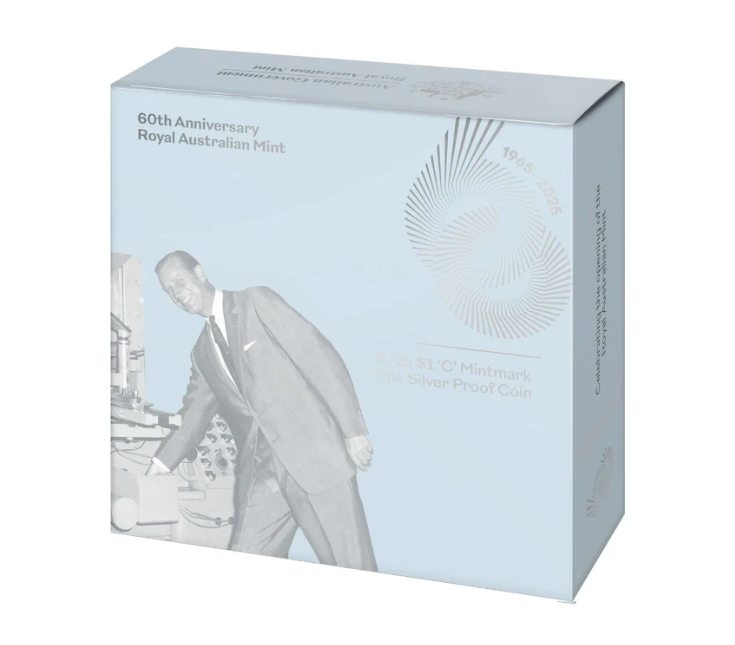 2025 $1 60th Anniversary of the Royal Australian Mint Silver Proof
