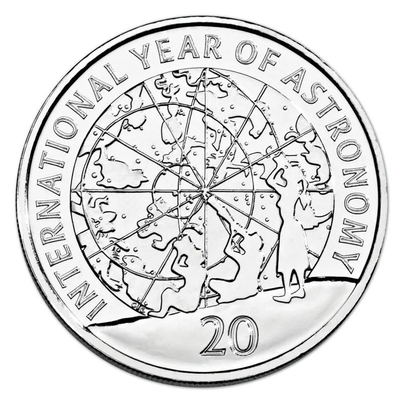 2009 "Year of Astronomy"uncirculated 20c - ex mint set