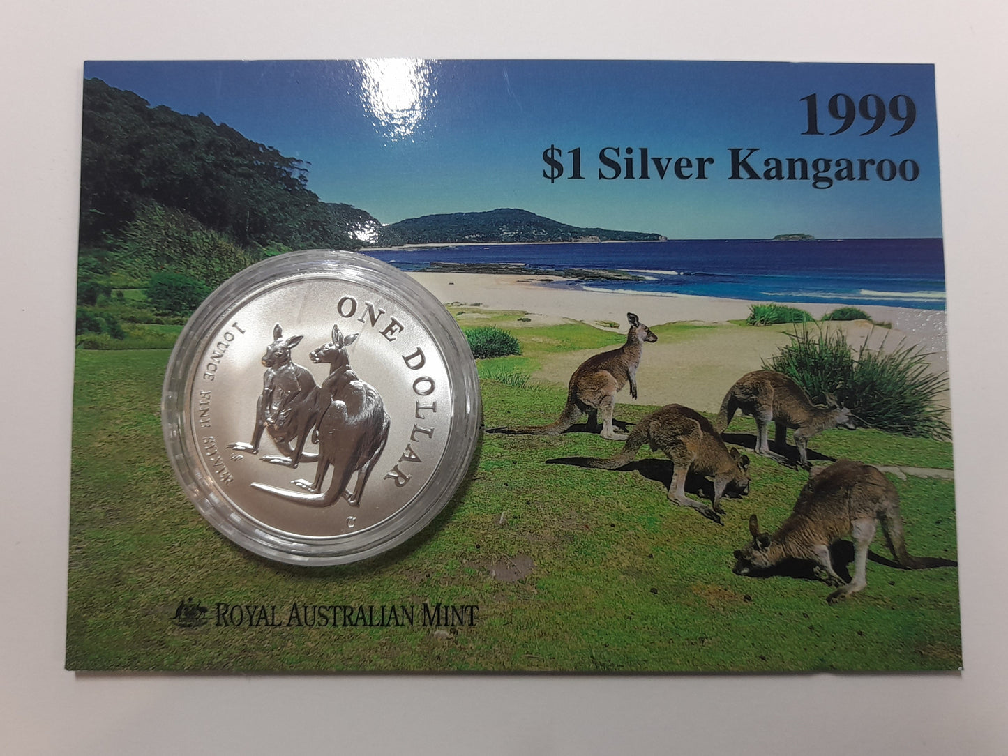 1999 1 oz Kangaroo Silver coin