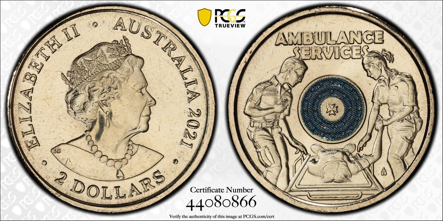 2021 PCGS MS66 AMBULANCE SERVICE