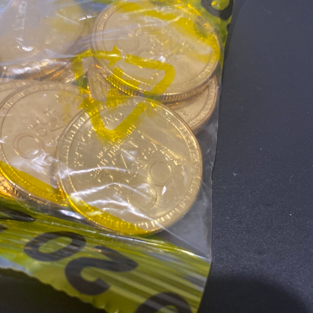 2016 100 YEARS OF ANZAC $1 SECURITY BAG 20 UNC COINS