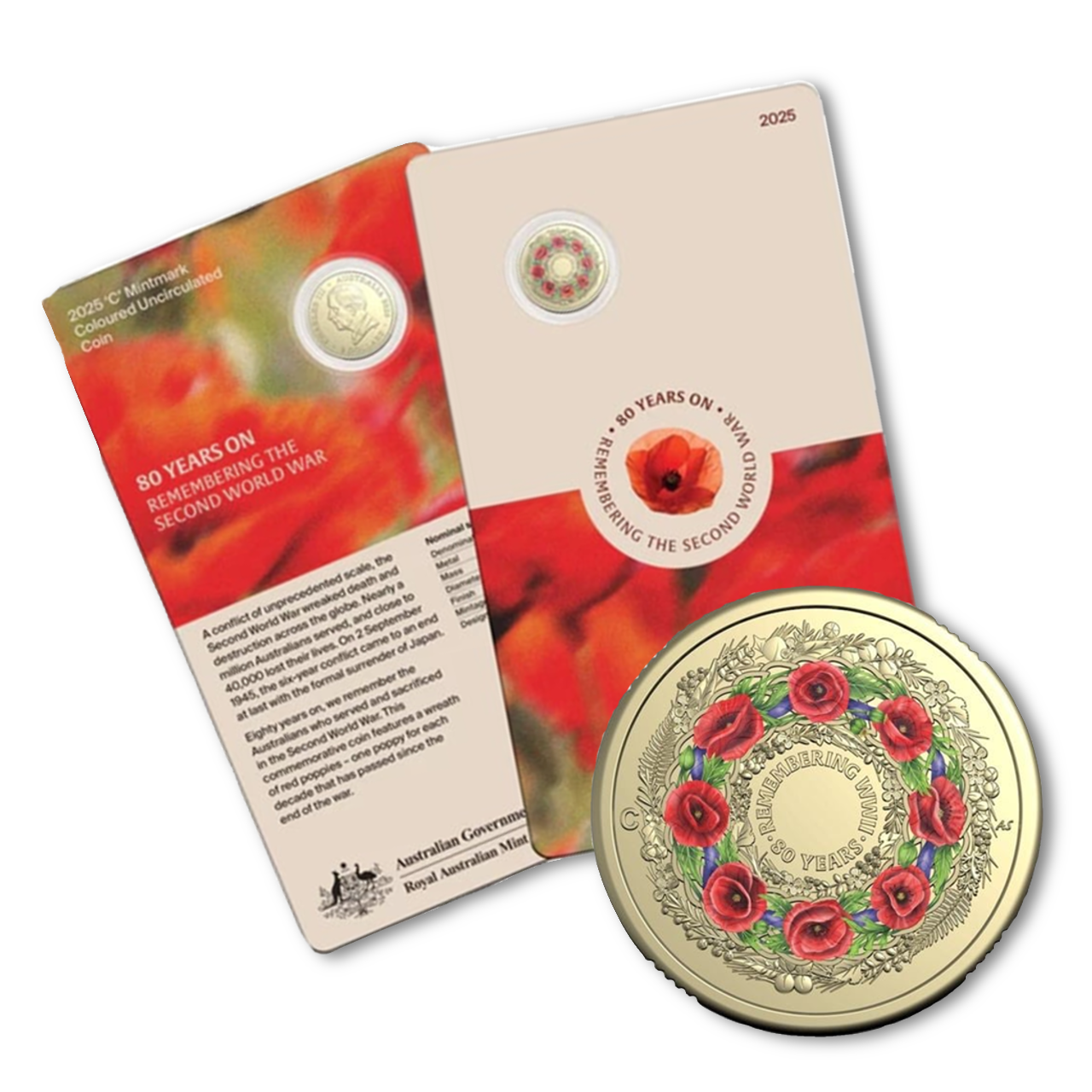 2025 80th ANNIVERSARY REMEMBRACE COIN BUNDLE #3