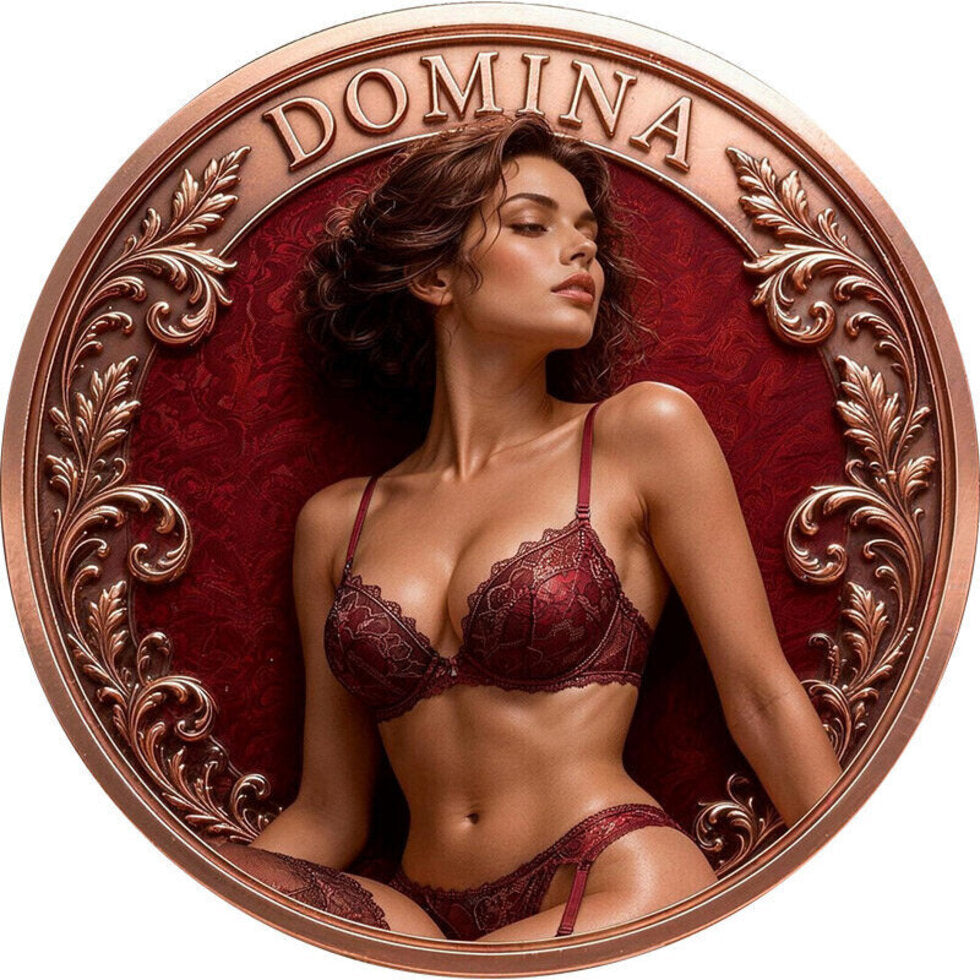 PRE ORDER - Domina Woman Perfection Colorized 1 oz Copper Round
