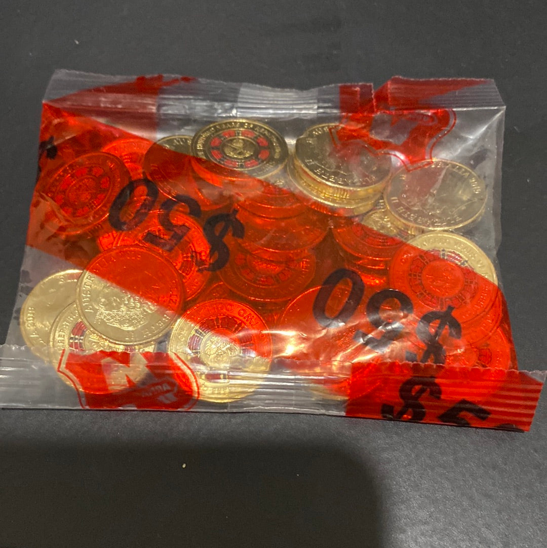 2019 100 YEARS OF REPARATION $2 SECURITY BAG 25 UNC COINS