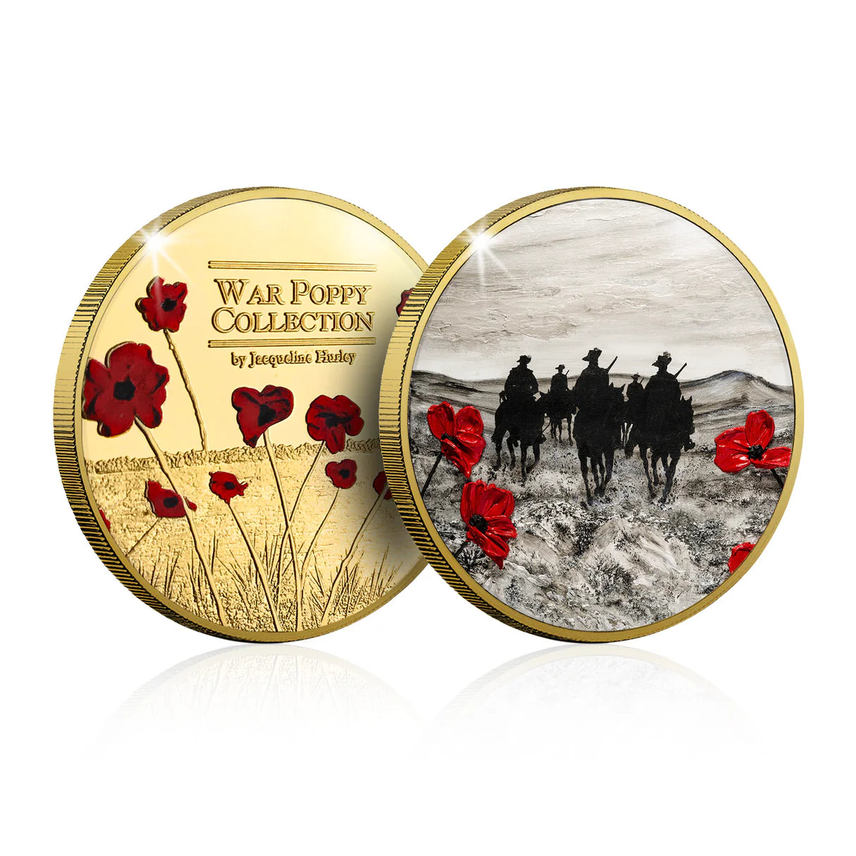 For the Light Horses & Walers Gold-plated Prooflike Commemorative