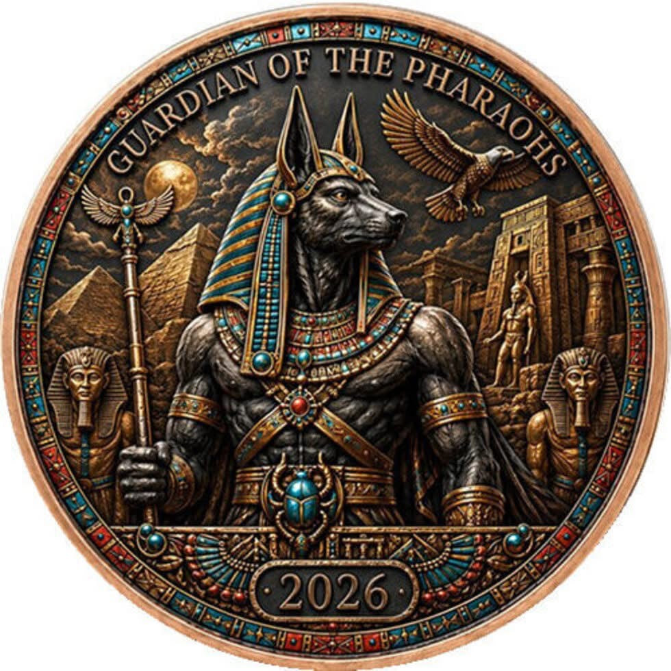 Ancient Empires - Egypt 1 oz Copper Round in Card