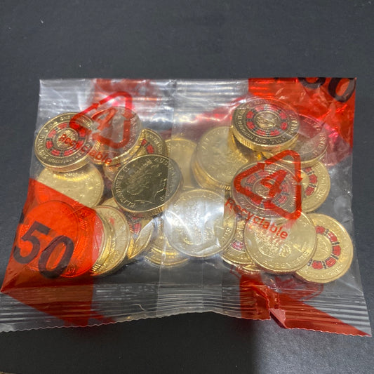 2019 100 YEARS OF REPARATION $2 SECURITY BAG 25 UNC COINS