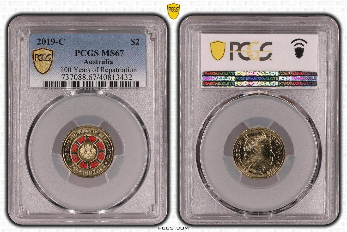 2019-C PCGS MS67 REPATRIATION