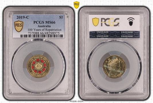 2019-C MS66 100 YEARS OF REPATRIATION