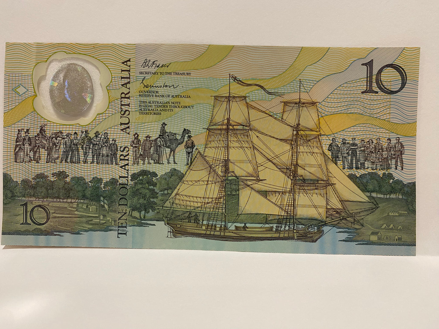 1988 $10 BICENTENNIAL POLYMER BANKNOTE - UNCIRCULATED