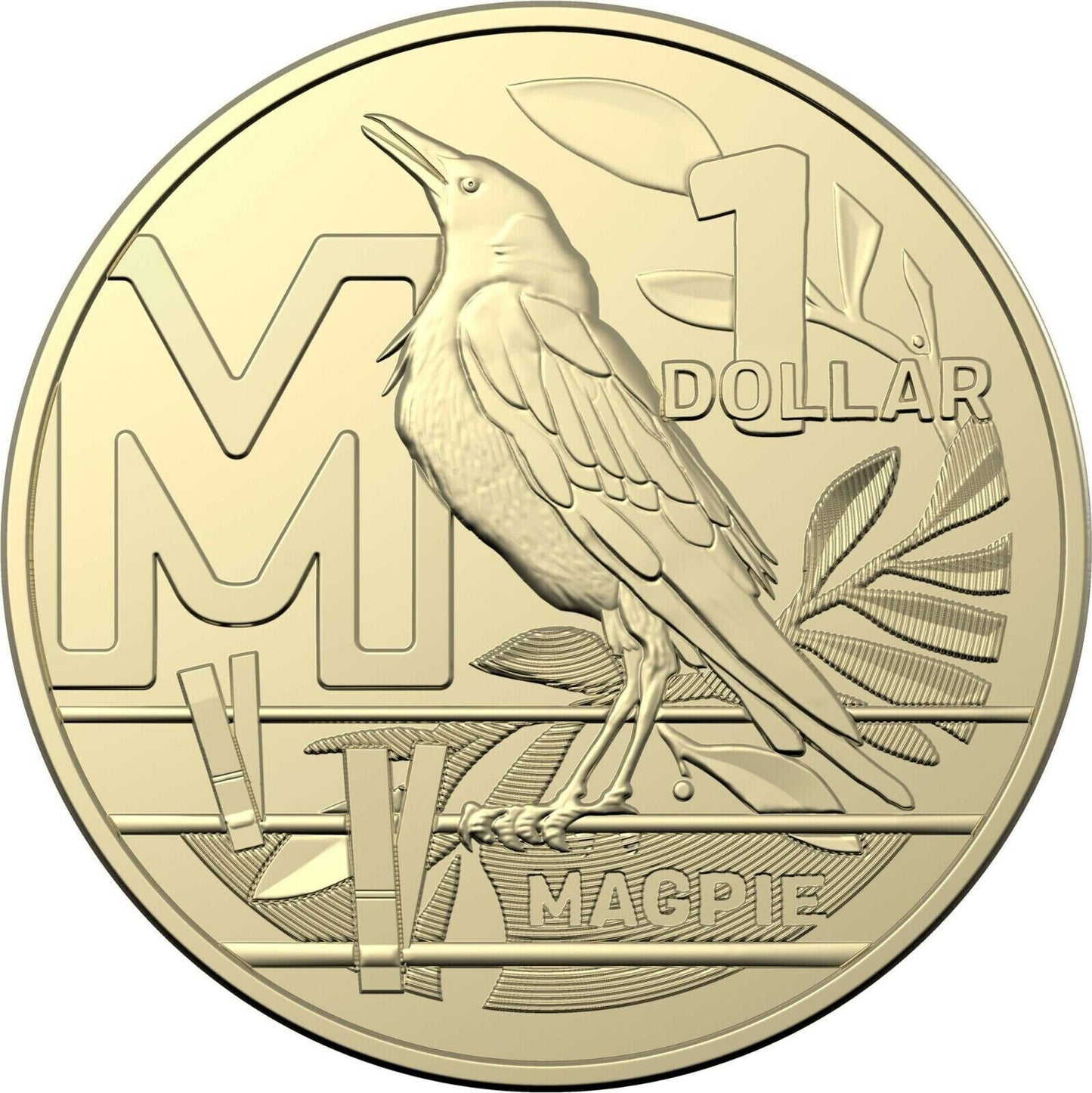 2022 GREAT AUSSIE COIN HUNT $1 UNC - LETTER M