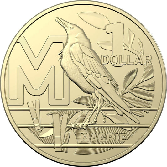 2022 GREAT AUSSIE COIN HUNT $1 UNC - LETTER M