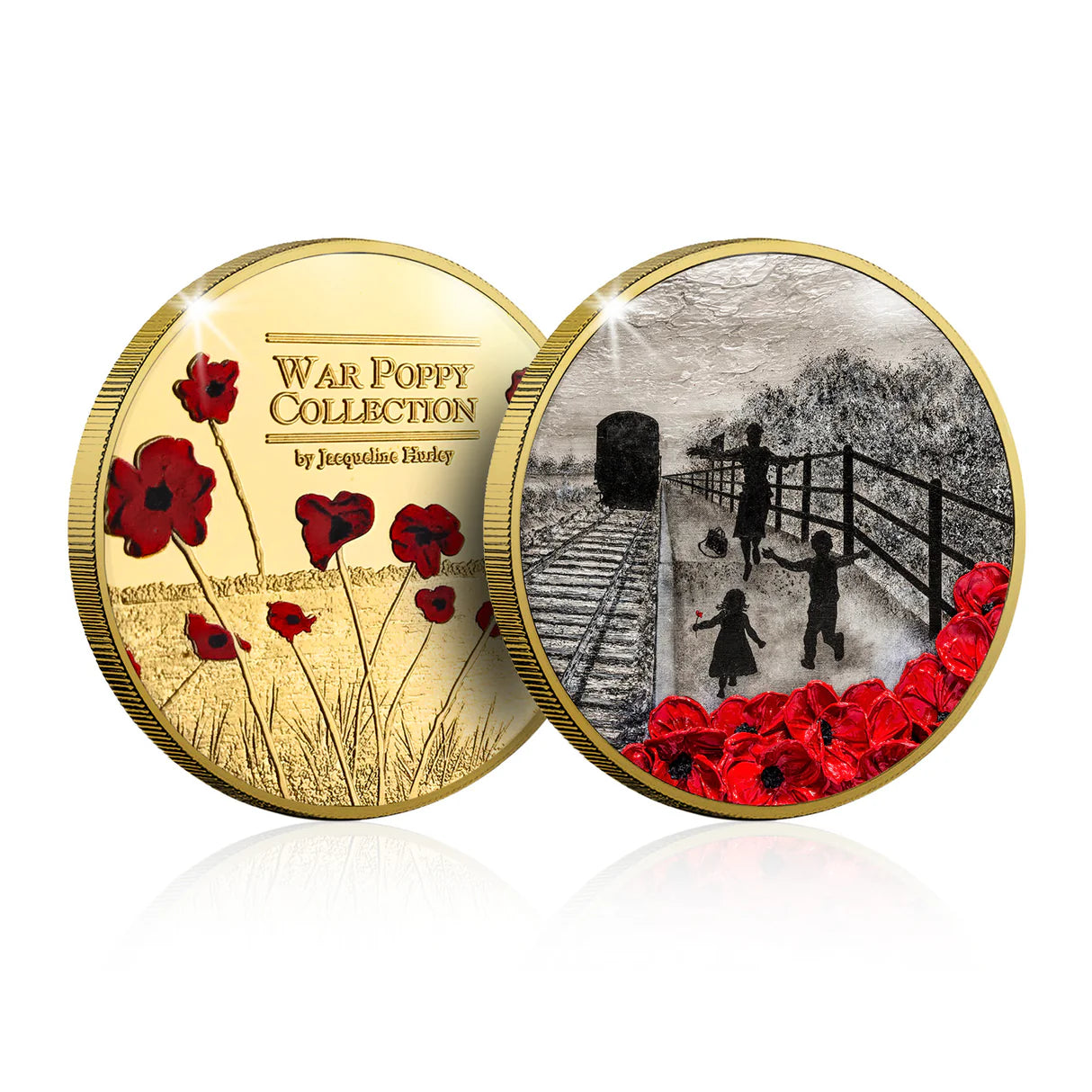 War Poppy 'Mummy's Home' Gold-plated Prooflike Commemorative