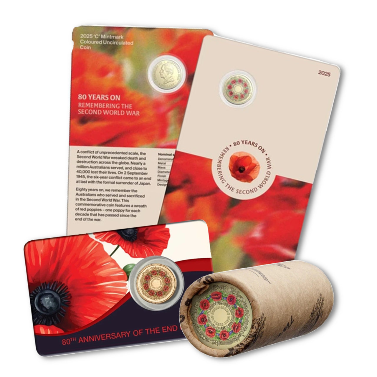 2025 80th ANNIVERSARY REMEMBRACE COIN BUNDLE #1