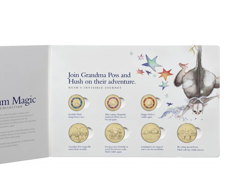2017 POSSUM MAGIC 7 COIN SET - SPECIAL EDITION 1c PIECE INCLUDED