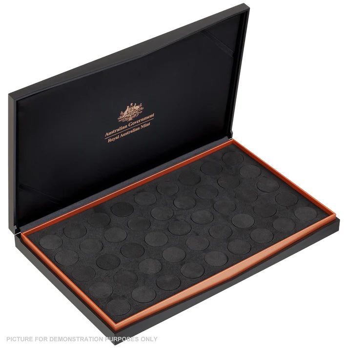Official RAM Presentation Case For 45 x $2 with Bronze Trim - case only no coins
