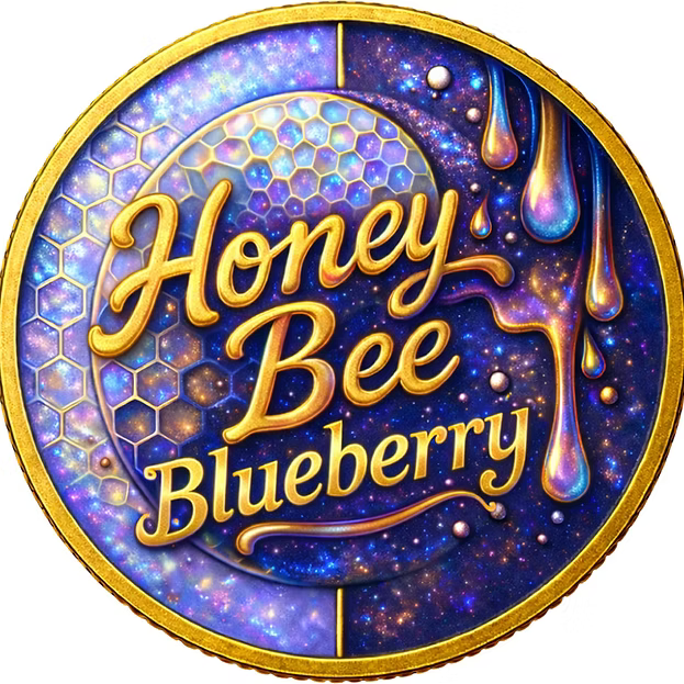 HONEY BEE Yin Yang Blueberry 1 Oz .999 Copper Round Italy 2026 - PRE ORDER