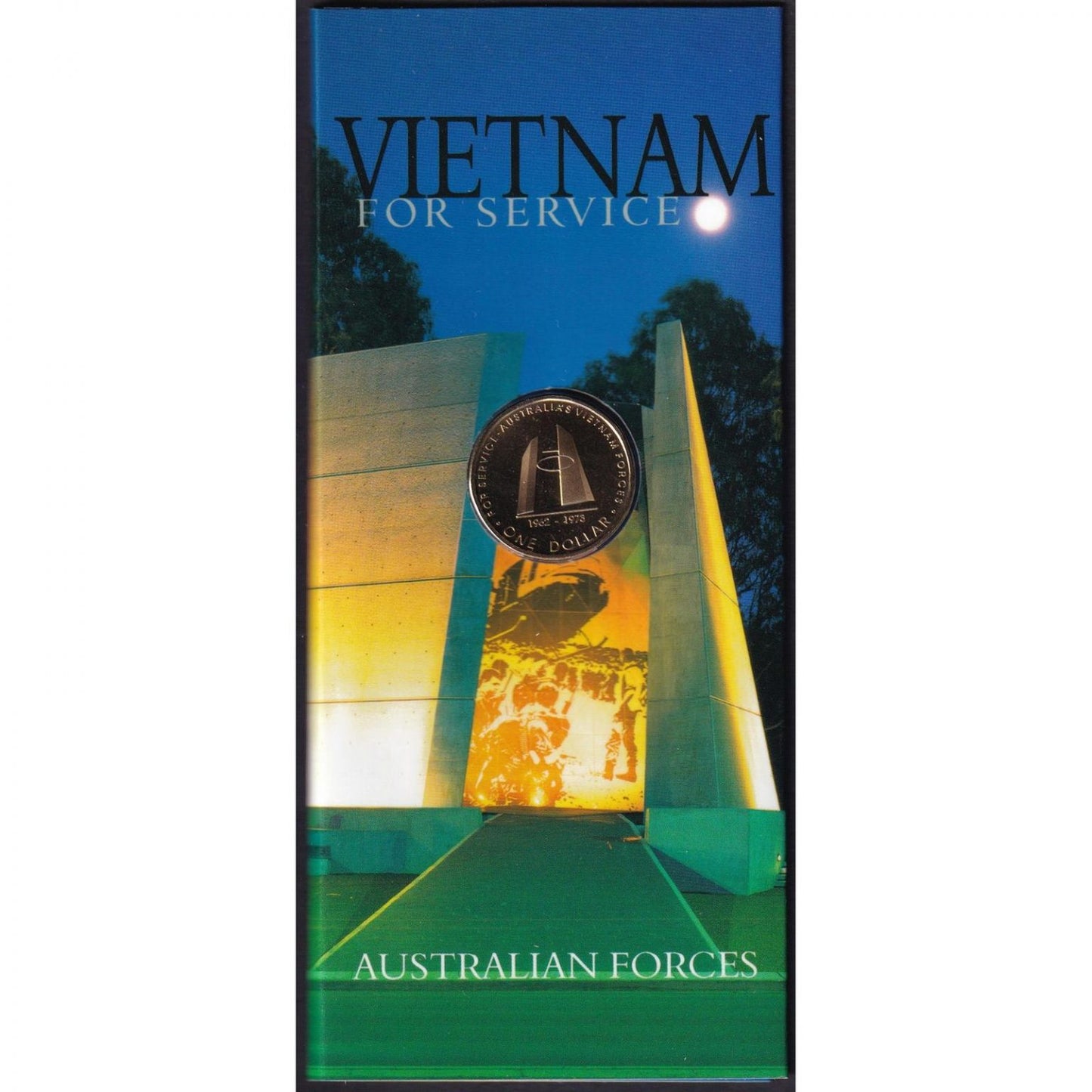 2003 Vietnam For Service $1 Uncirculated in Card