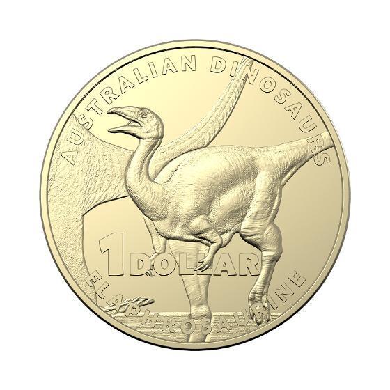 2022 $1 Australian Dinosaur - Elaphrosaurine - CIRCULATED