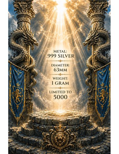 PRE ORDER - Oath Maker Sword Shaped 1g Silver Medal
