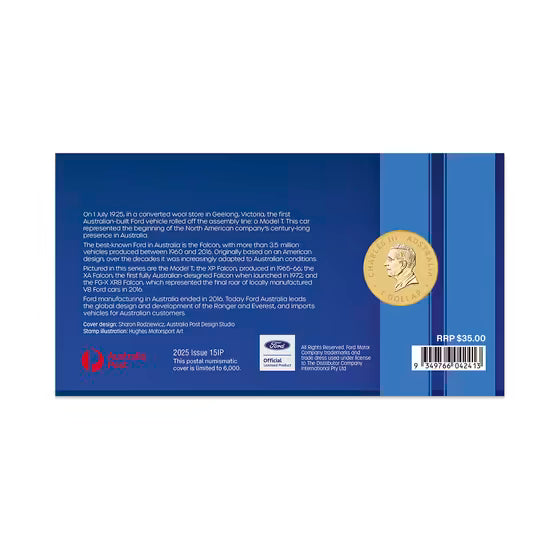 LIMITED EDITION Ford: 100 Years in Australia 2014 FG-X XR8 Falcon PNC - ISSUE LIMIT 6000
