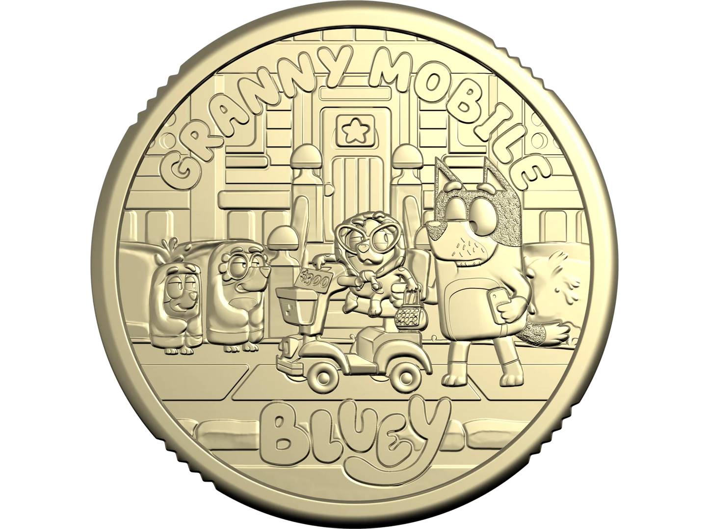 2026 BLUEY "Granny Mobile" - $2 uncirculated coin
