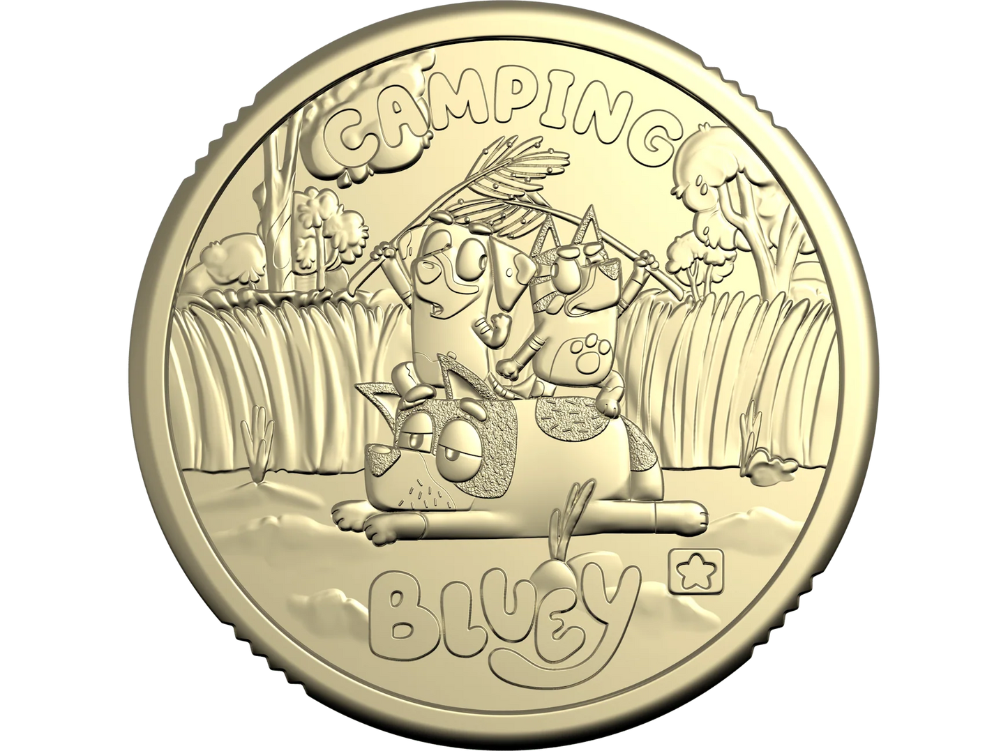 NEW RELEASE - 2026 BLUEY "CAMPING" UNCIRCULATED $2 COIN