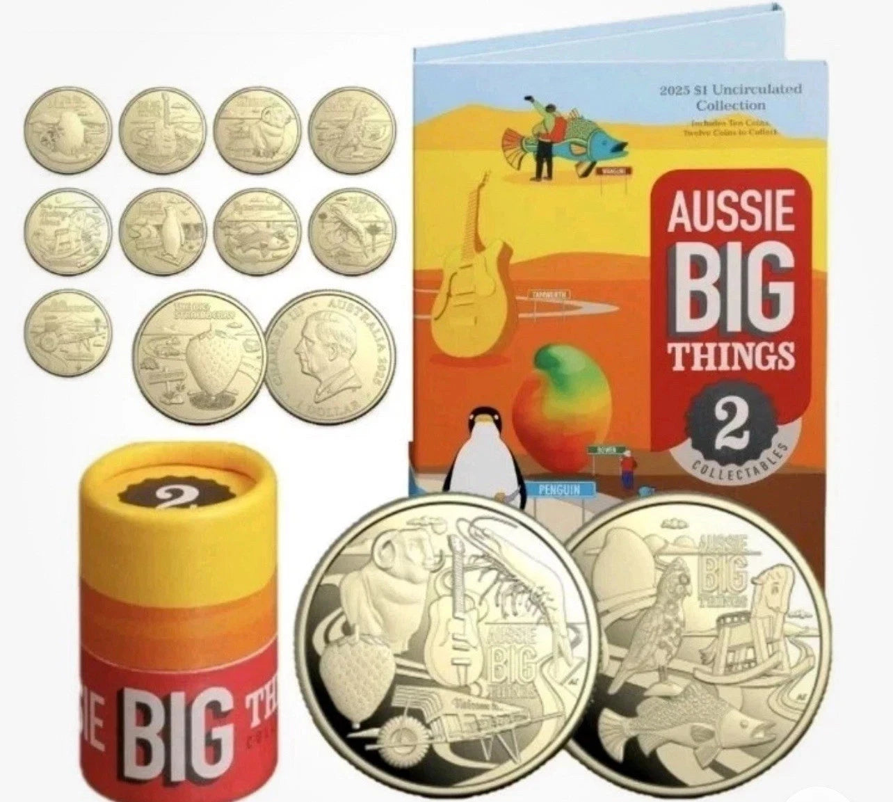 Aussie Big Things 2 2025 $1 10-Coin Uncirculated Collection - SEALED